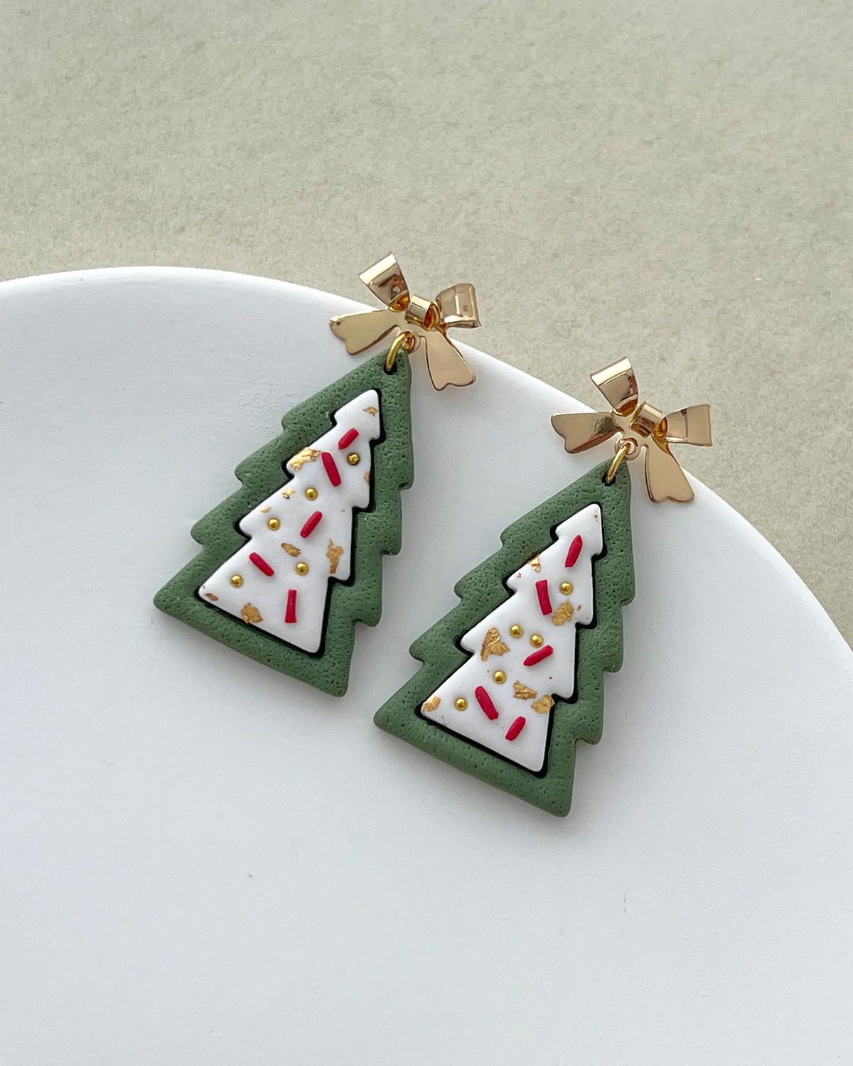 14K Gold Plated Bow Earring Posts