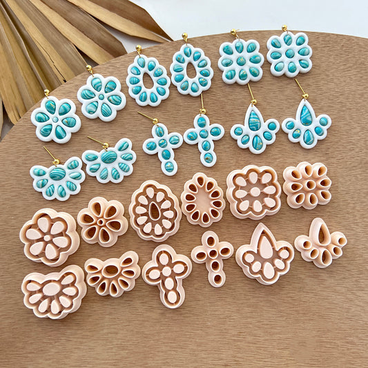 Western Polymer Clay Cutters | Turquoise Clay Cutters