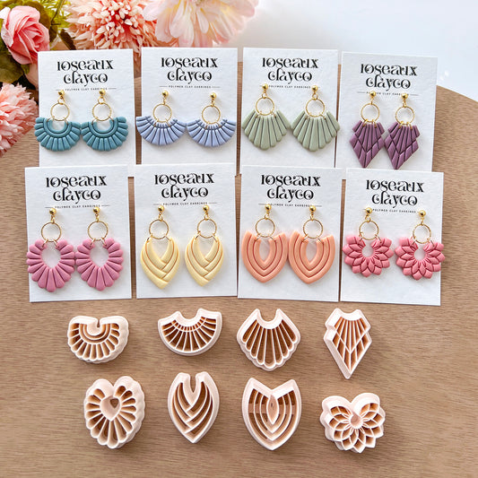 Scalloped Fan Polymer Clay Cutters