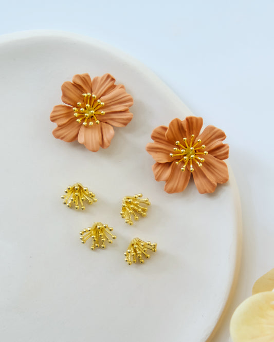 10pcs Gold Plated Floral Stamens