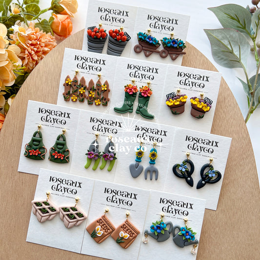 RoseauxClayCo Spring Garden Polymer Clay Cutters