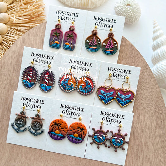 RoseauxClayCo Nautical Polymer Clay Cutters