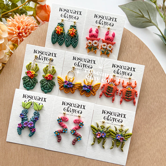 RoseauxClayCo Insect Polymer Clay Cutters