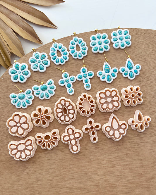 Turquoise Clay Cutters