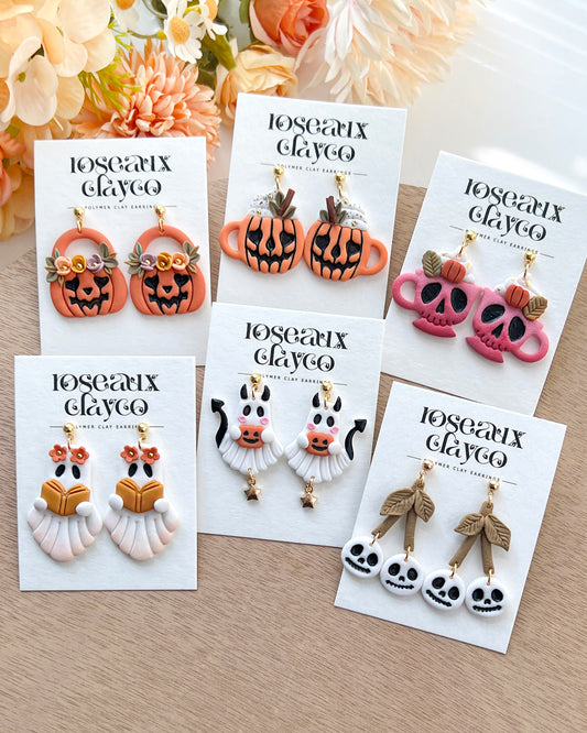 Halloween Spooky Ghost Polymer Clay Cutters