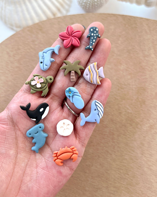 Ocean Stud Polymer Clay Cutters | Summer Stud Cutter Set