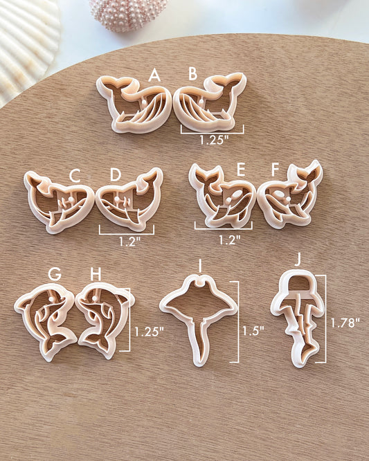 Ocean Animal Clay Cutters