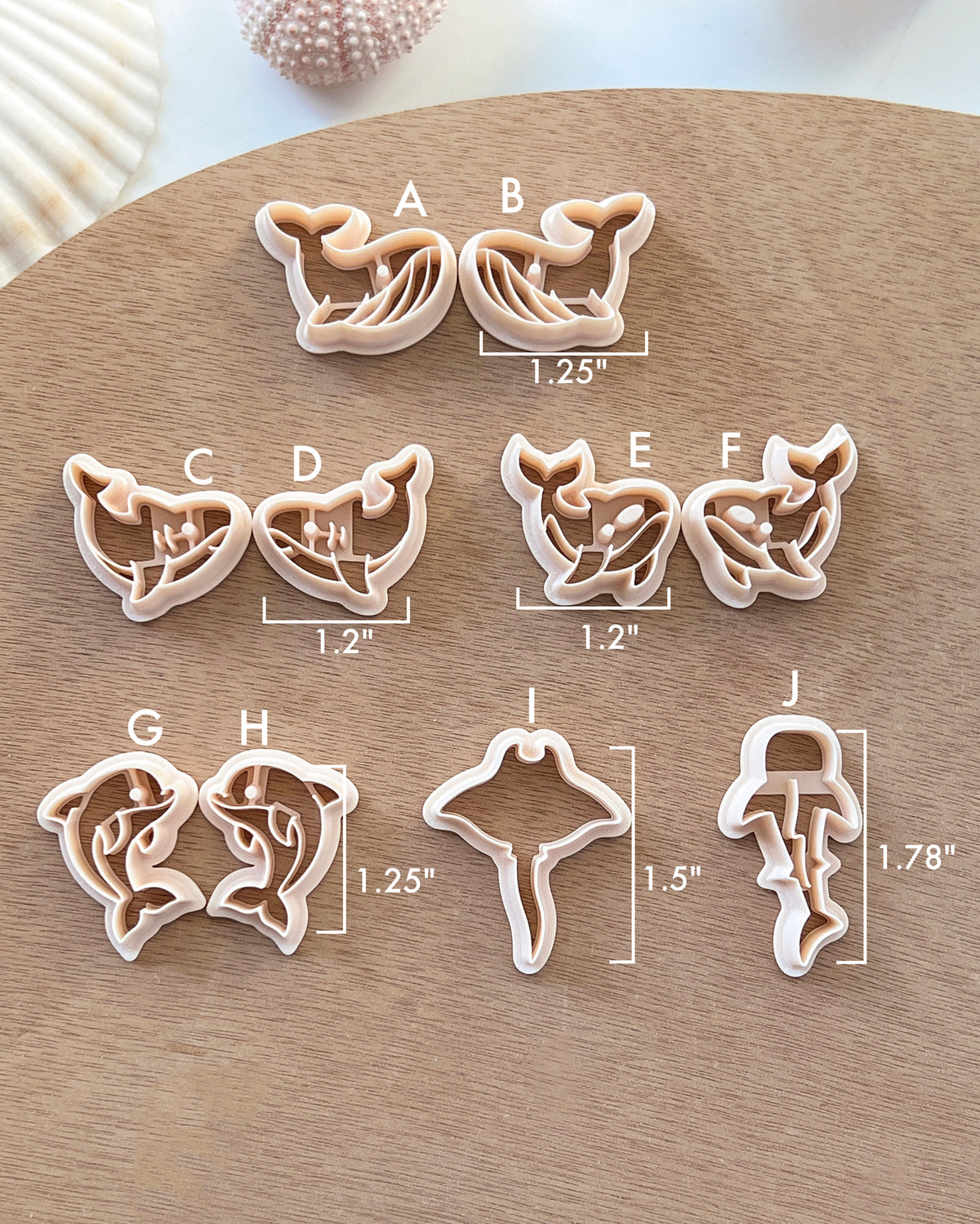 Ocean Animal Clay Cutters