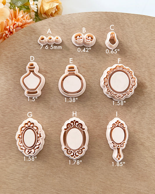 Vintage Frame Polymer Clay Cutters
