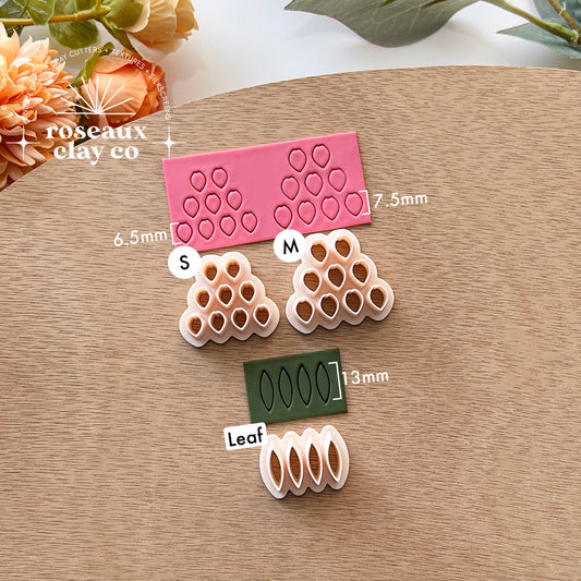 RoseauxClayCo Tulip Petal Polymer Clay Cutter