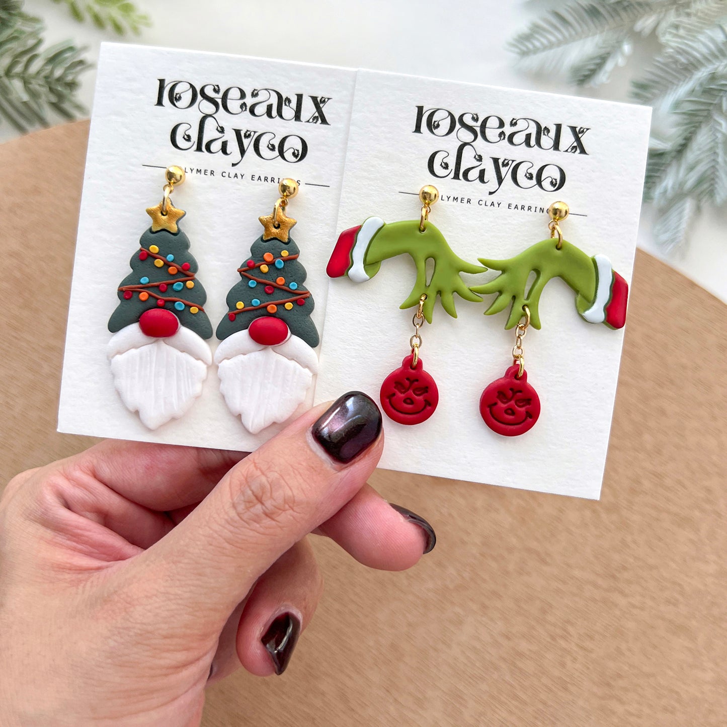 Christmas Santa Claus Polymer Clay Cutters