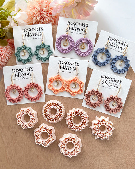 Mandala Circle Frame Clay Cutters