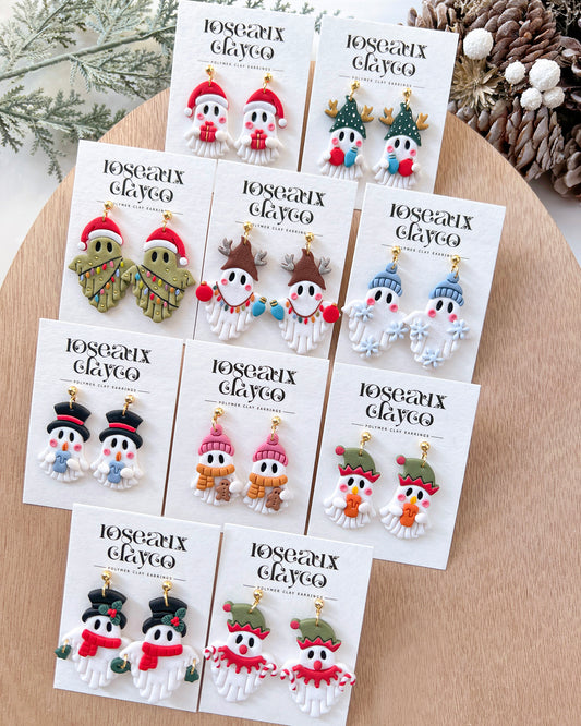 Christmas Ghost Polymer Clay Cutters Set