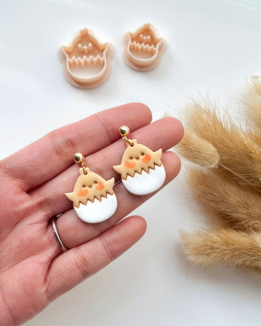 Easter Hatching Chick Clay Cutters | Easter Polymer Clay Cutter for Earring Jewelry Making | Polymer Clay Tools | 2024 Easter New Cutters