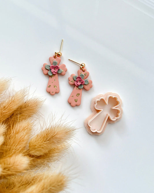 Cross Polymer Clay Cutters | Easter Clay Cutters for Earrings Making | Polymer Clay Tools