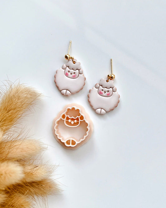 Sheep Easter Clay Cutters | Easter Polymer Clay Cutter | Clay Earring Cutter | Spring Clay Cutter