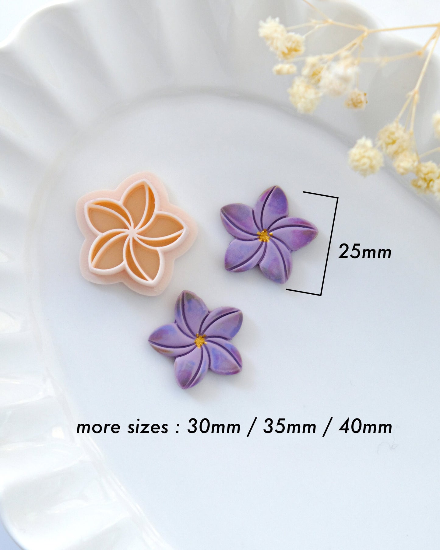 Spring Flowers Polymer Clay Cutters | Spring Clay Cutters | Earring Making