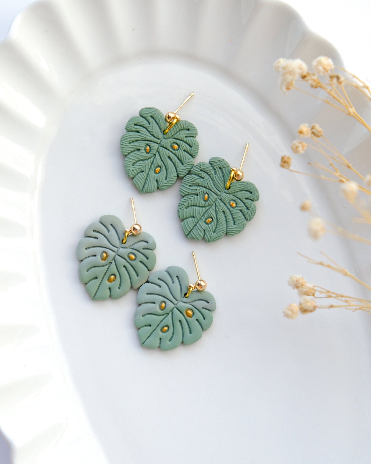 Monstera Polymer Clay Cutter | Spring Clay Cutter | Botanical Clay Cutter | Boho Clay Cutter | 3d Printed Cutter | Clay Earring Cutter