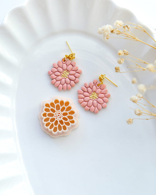 Spring Flower Polymer Clay Cutter | Floral Clay Cutters | Spring Clay Cutters for Earring Making | Clay Tools