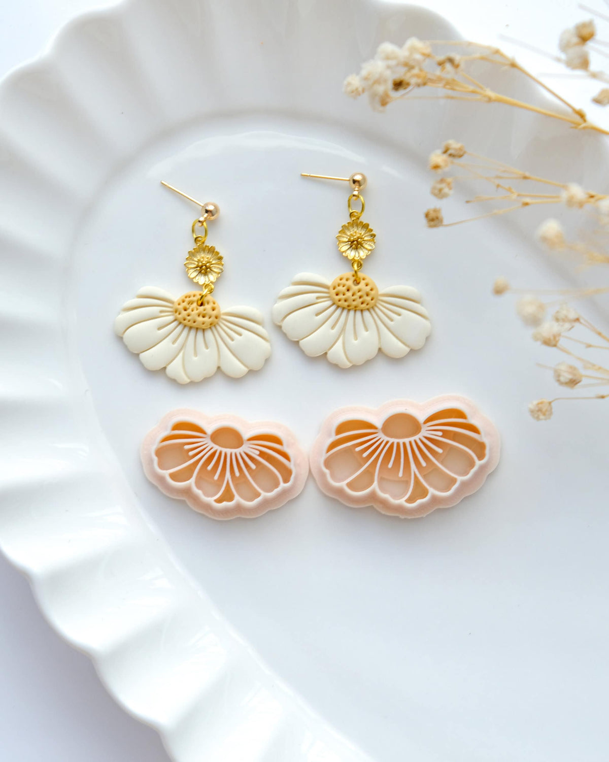 Daisy Flower Polymer Clay Cutters