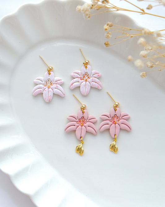 Lily Flower Polymer Clay Cutter | Spring Clay Cutter | Floral Clay Cutters | Clay Earring Cutter