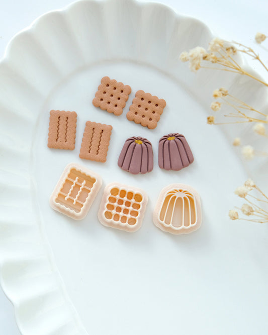 Cookie Stud Polymer Clay Cutters