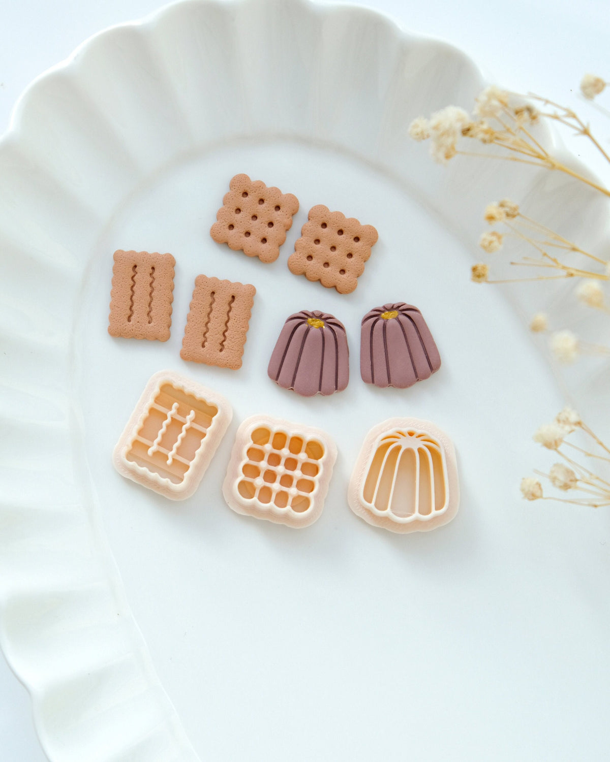 Cookie Stud Polymer Clay Cutters
