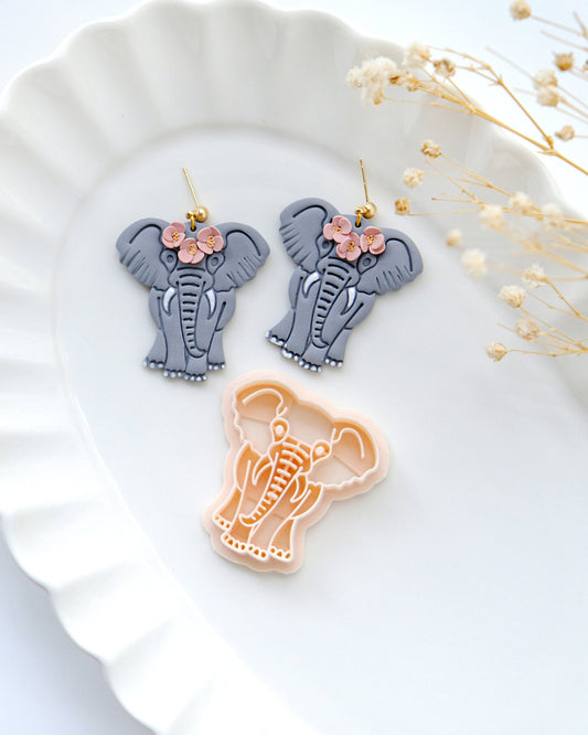 Elephant Polymer Clay Cutters | Summer Animal Clay Jewelry Cutters