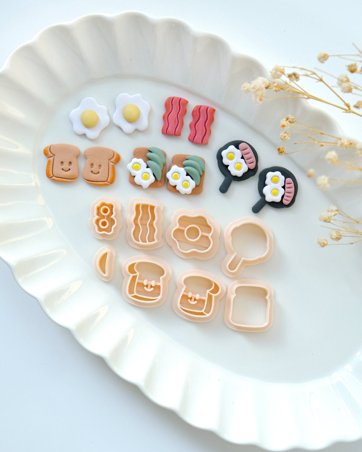 Cute Food Polymer Clay Cutters