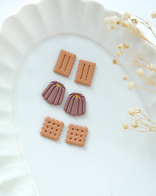 Cute Cookie Polymer Clay Cutters | Bakery Clay Cutters | Clay Earring Cutter | Jewelry Making | Clay Tools