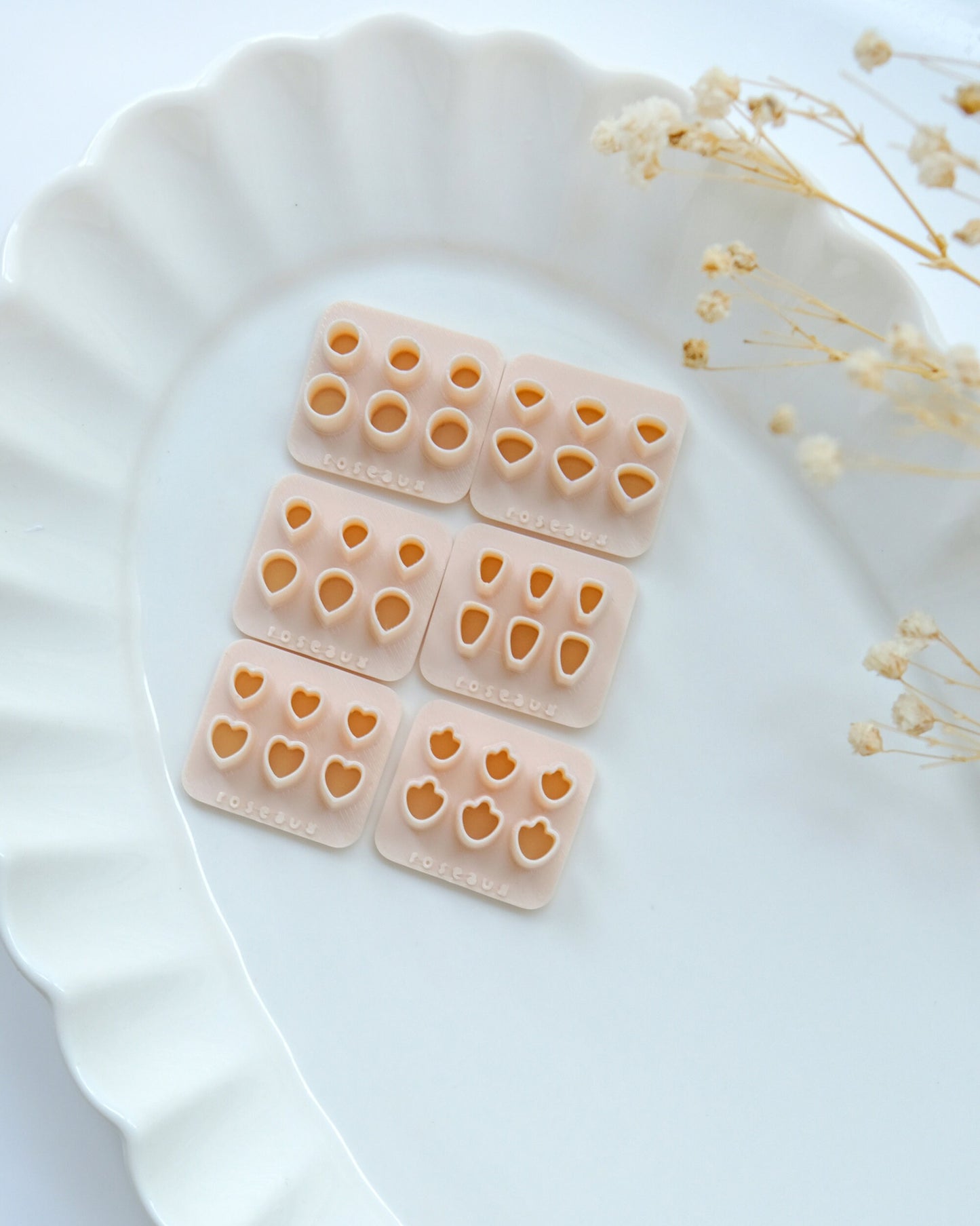 Mini Flower Petal Polymer Clay Cutters | Micro Petal Clay Cutters | Mini Polymer Clay Cutters | Clay Earring Cutters | Clay Tools