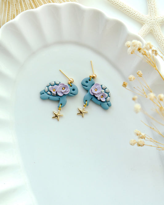 Sea Turtle Polymer Clay Cutters | Summer Animal Clay Earring Cutters | Clay Earring Cutter | Polymer Clay Cutter for Jewelry Making