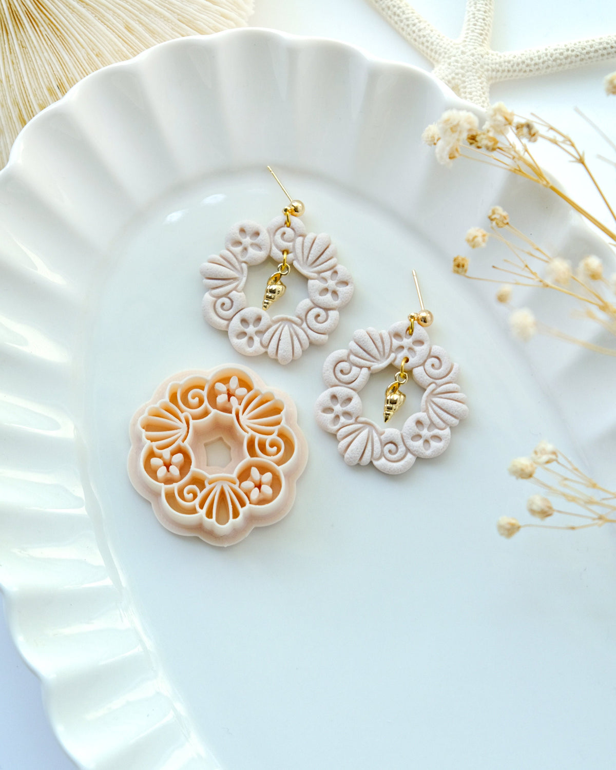 Coastal Round Hoop Polymer Clay Cutter