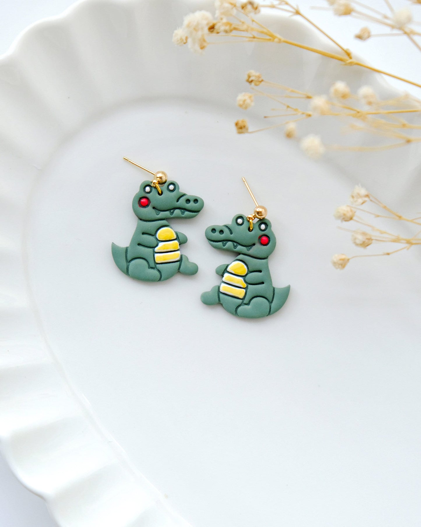 Cute Crocodile Polymer Clay Cutters | Snake Animal Clay Earring Cutters