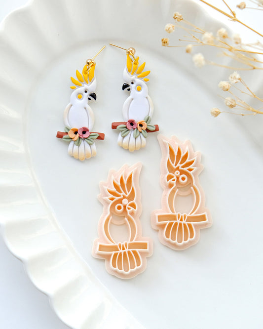 Parrot Polymer Clay Cutter | Summer Bird Clay Earring Cutters