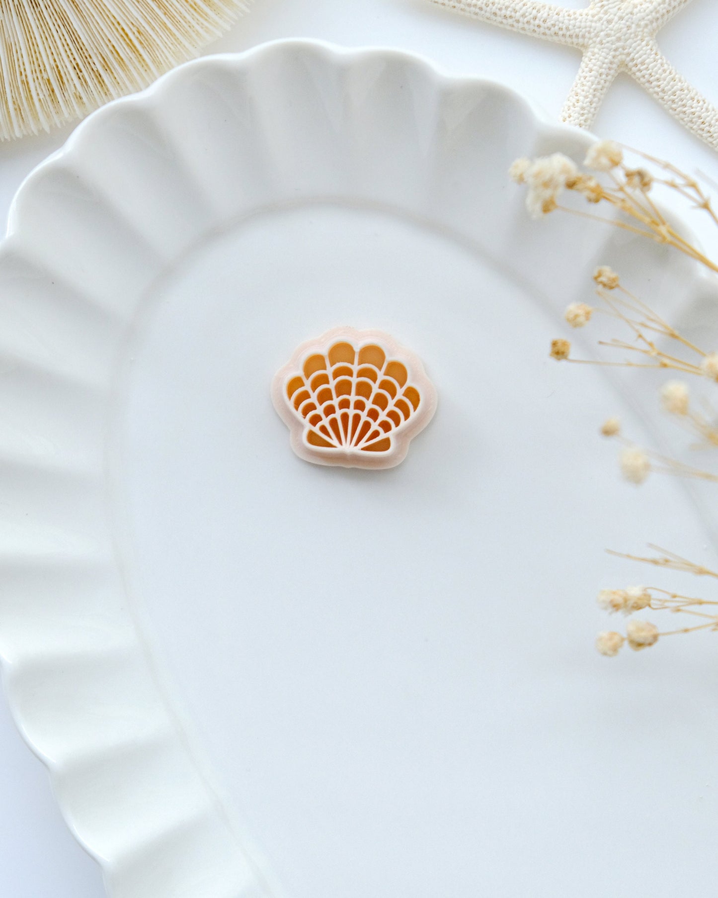 Ocean Seashell Polymer Clay Cutter | Summer Animal Clay Earring Cutters