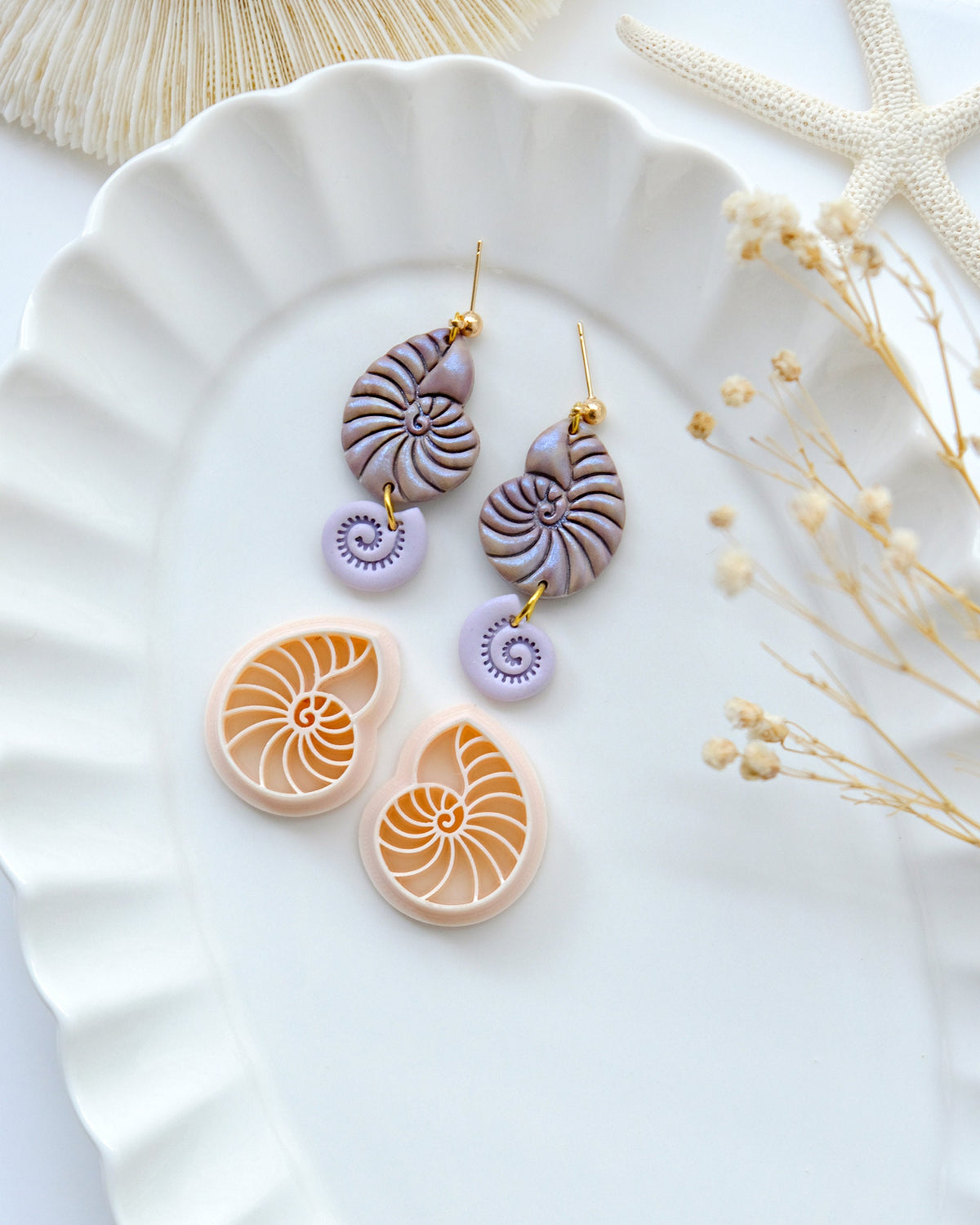 Shell Polymer Clay Cutters