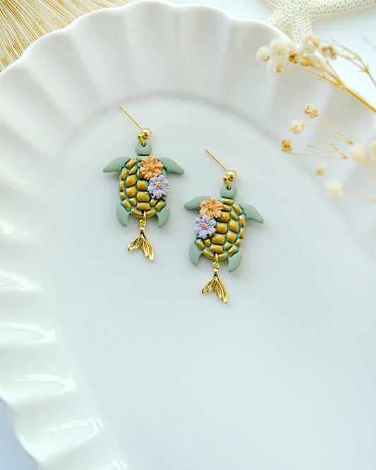 Turtle Animal Polymer Clay Cutters | Summer Clay Earring Cutters