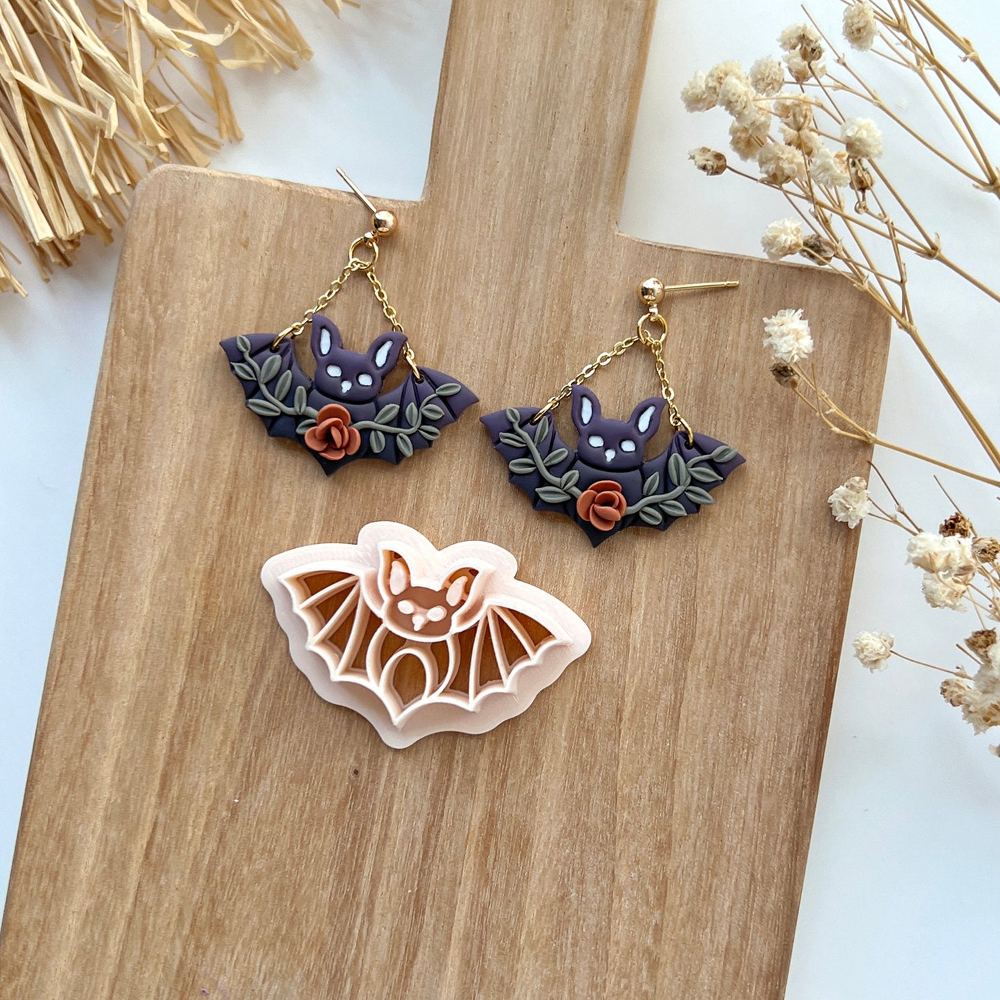 Halloween Bat Polymer Clay Cutter