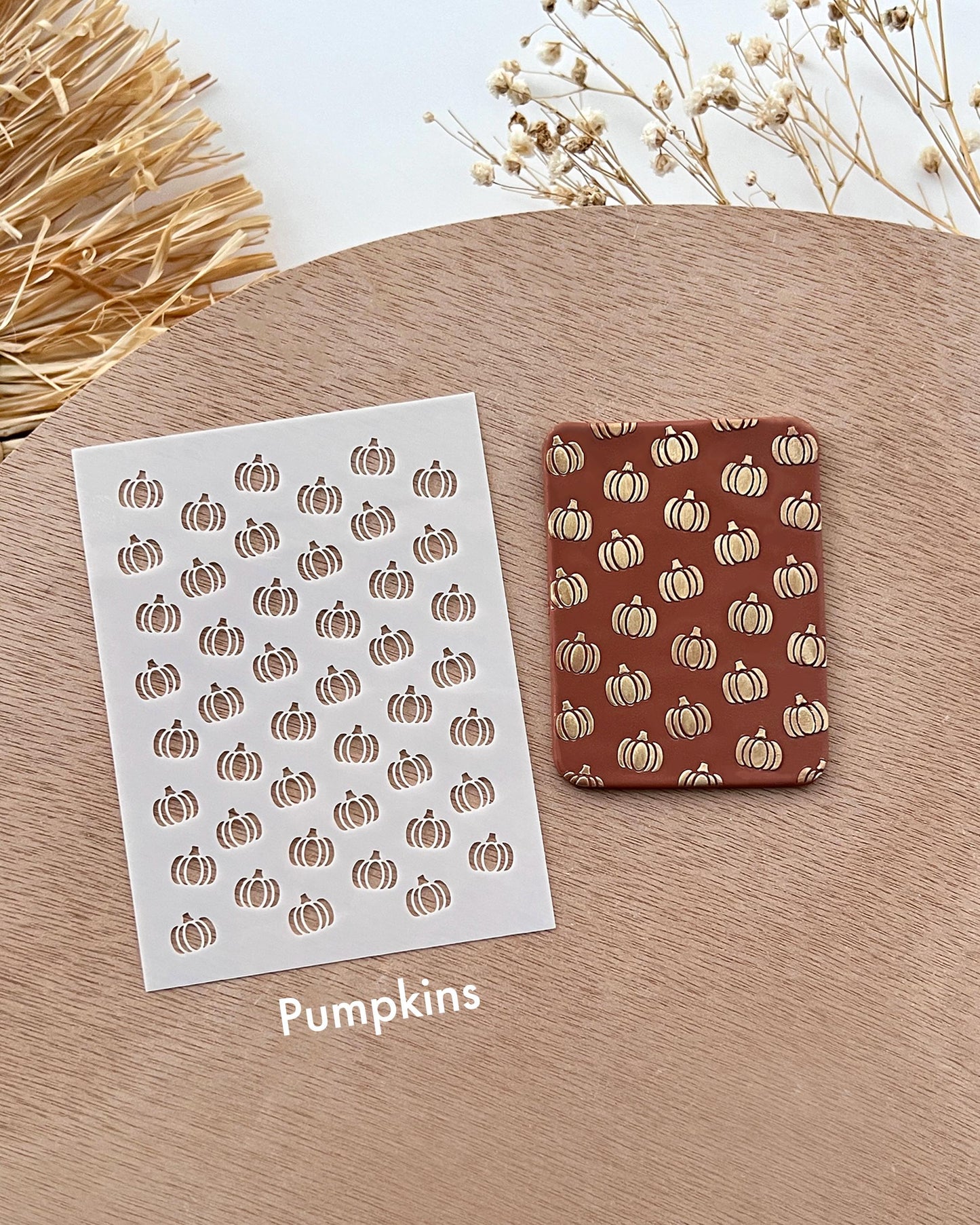 Fall Leaves Clay Stencils | Polymer Clay Stencil for Earring Making | Reusable Stencils