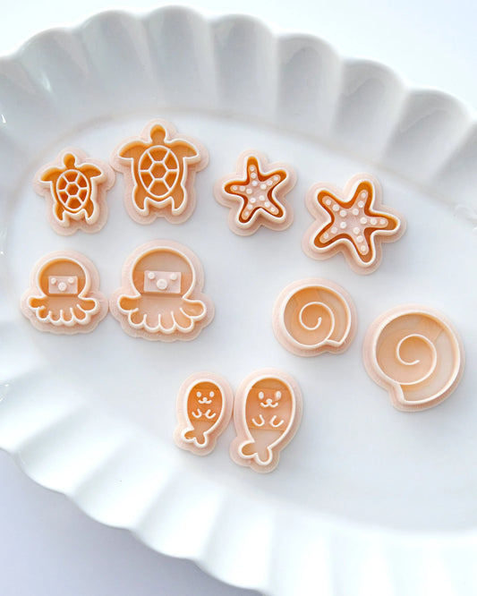 Ocean Sea Stud Pack Polymer Clay Cutters