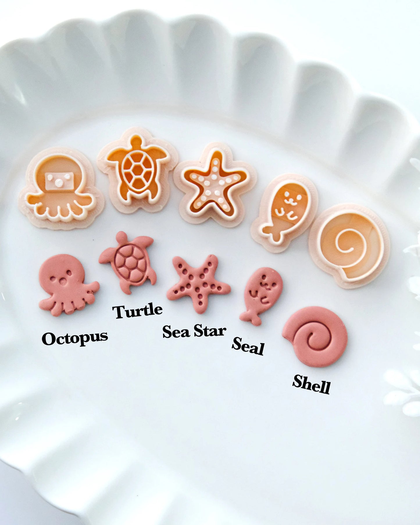 Ocean Sea Stud Pack Polymer Clay Cutters