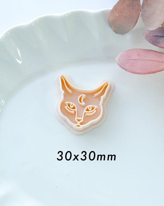 Polymer Clay Cutters for Cat Earrings
