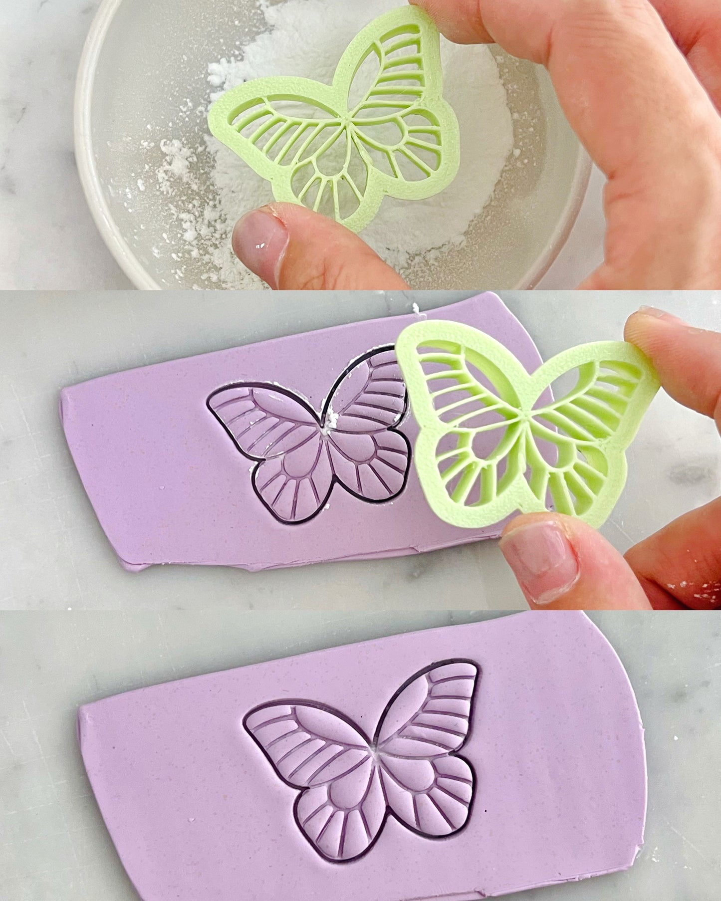 Butterfly Clay Earring Cutters
