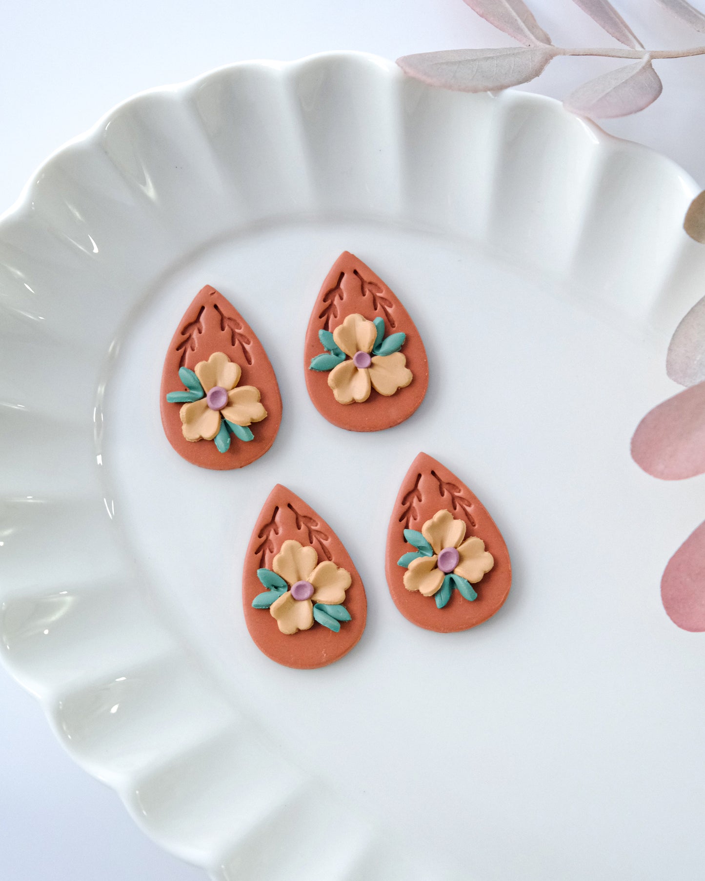 Teardrop Polymer Clay Cutters for Earrings