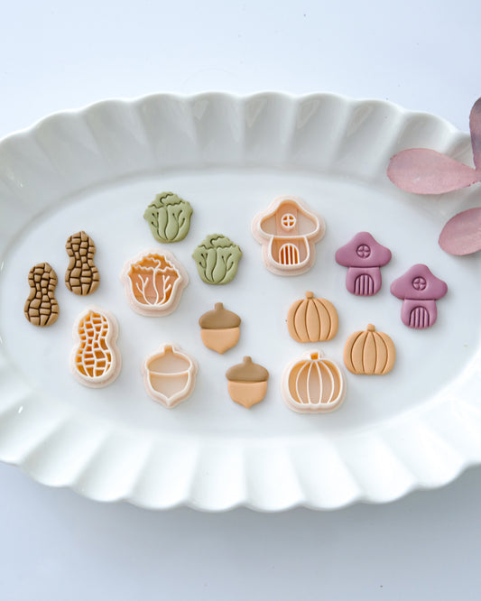 Autumn Halloween Stud Earring Cutters Bundle