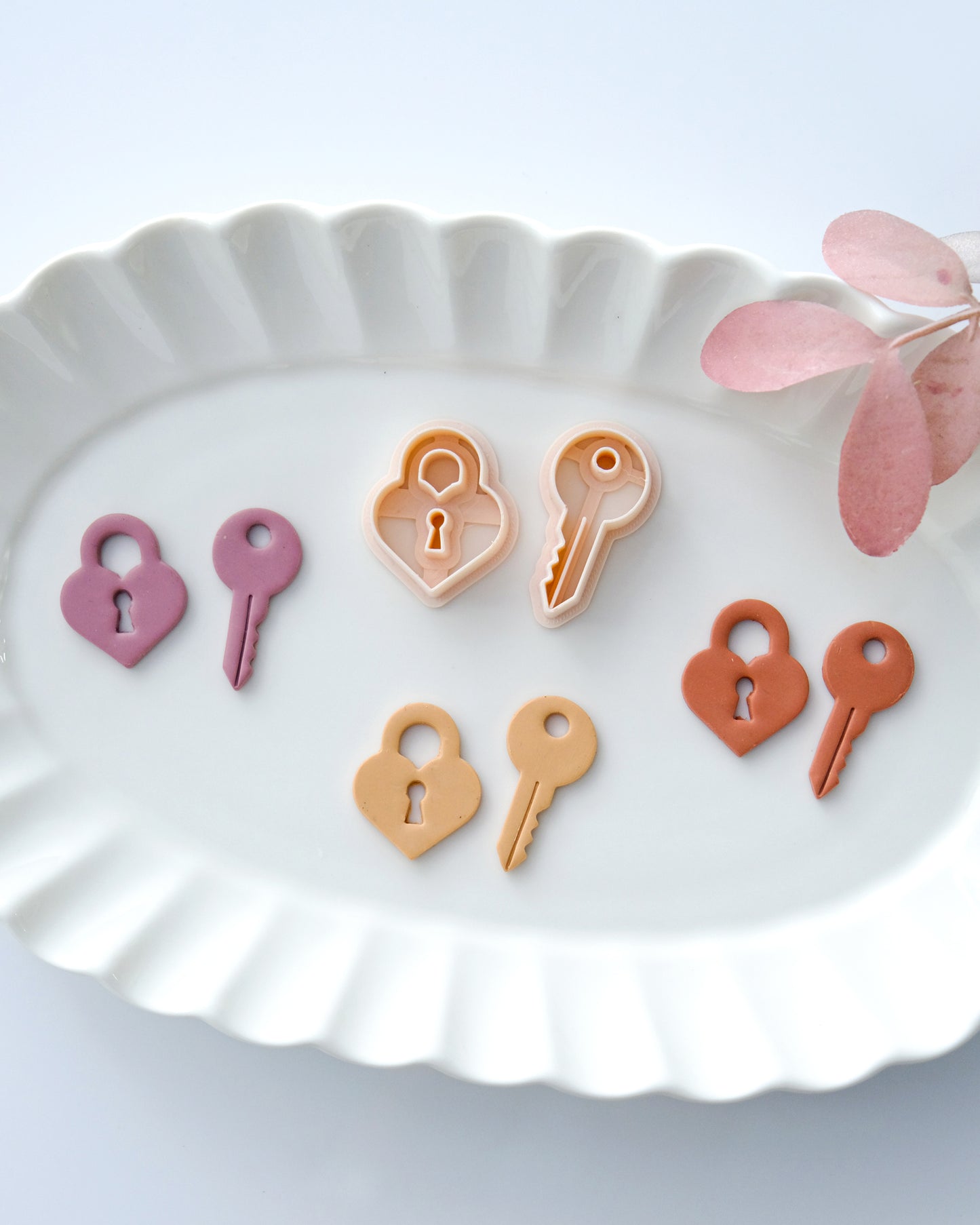Key & Lock Polymer Clay Cutters Set