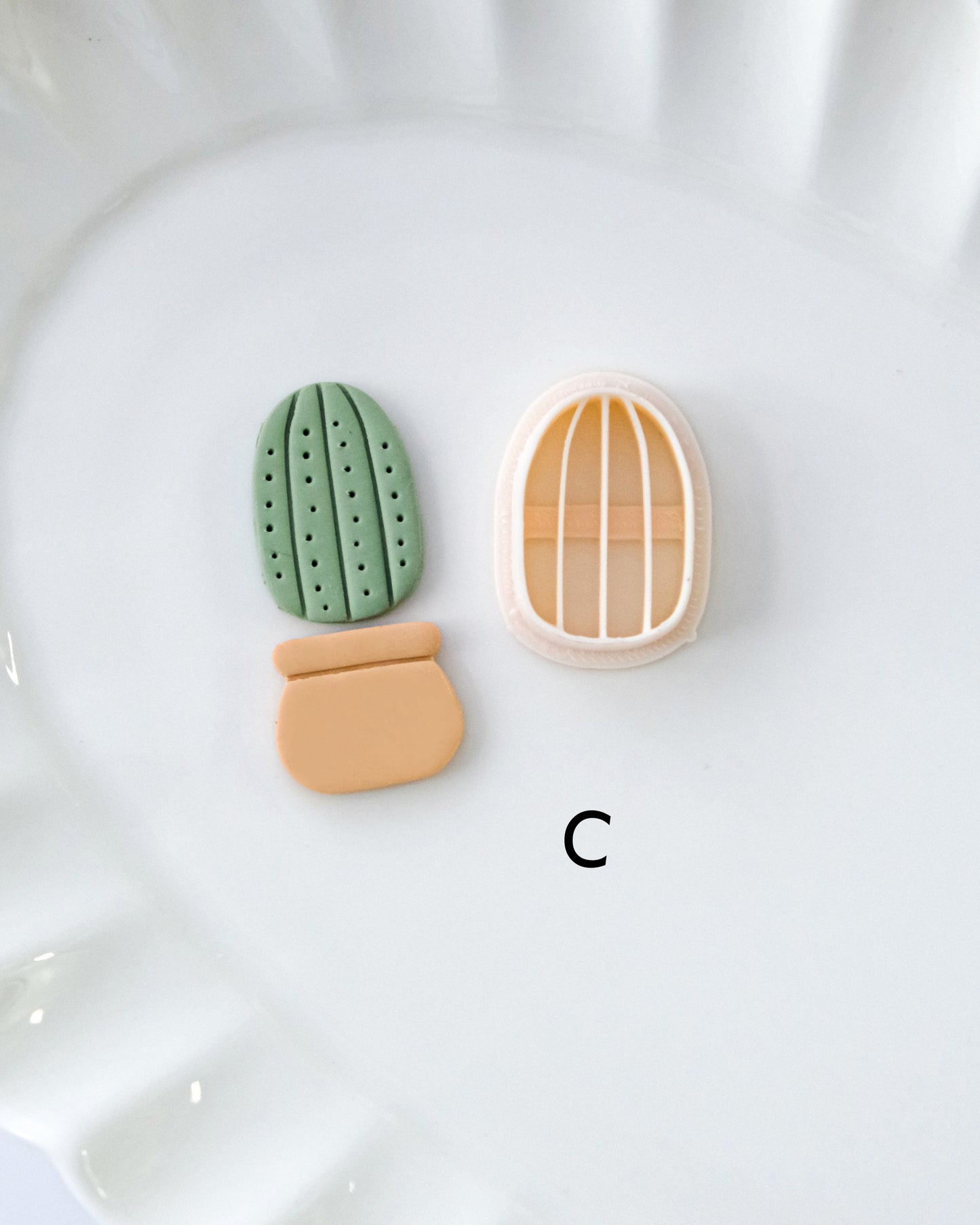 Various Cactus Polymer Clay Cutters for Stud Earrings