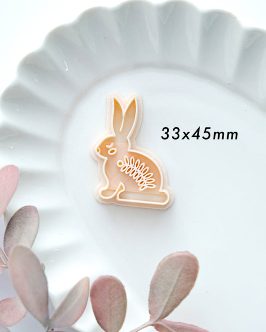 Easter Bunny#6 Polymer Clay Cutters
