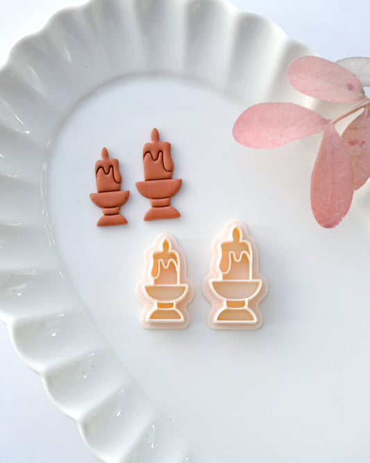 Christmas Witch Candle Clay Cutters